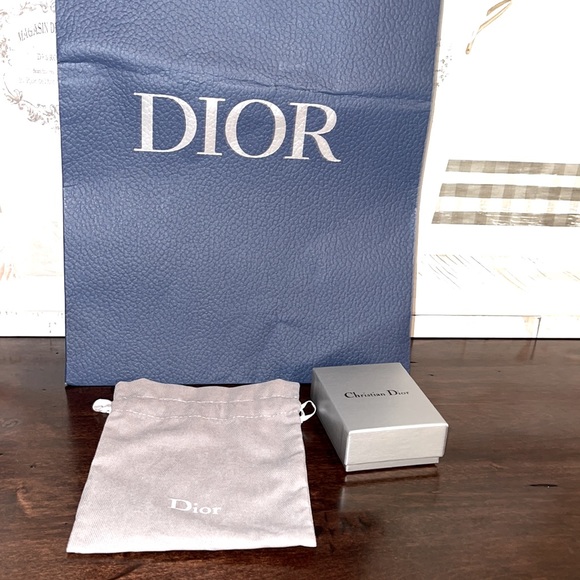 Christian Dior CD Drop Pendant Necklace - Picture 9 of 10